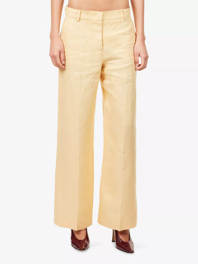 Weekend Maxmara Malizia Trousers in Light Yellow