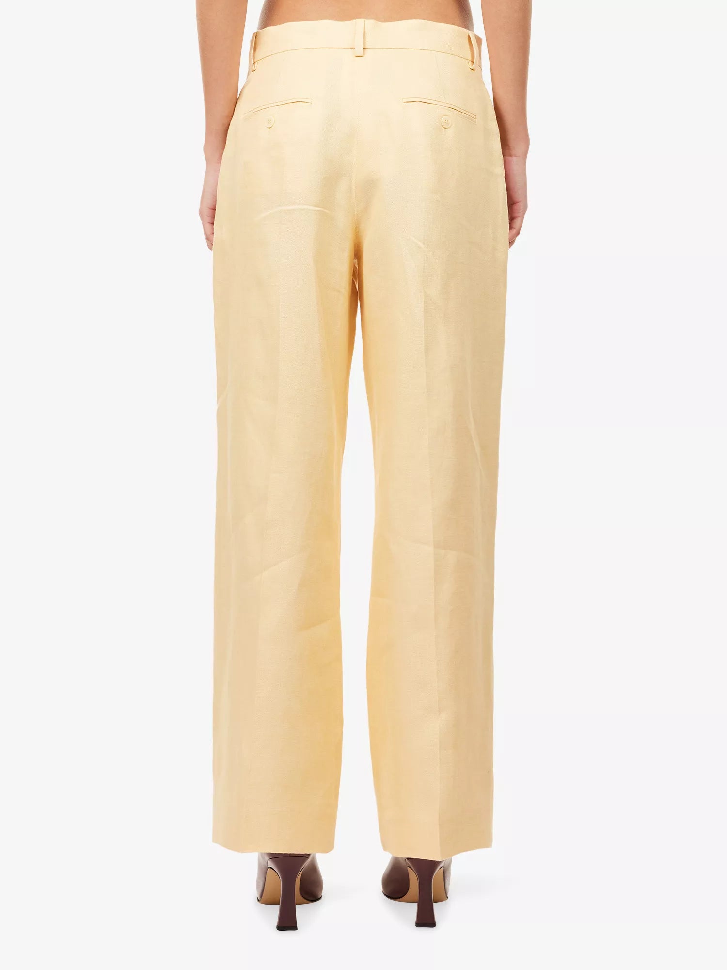 Weekend Maxmara Malizia Trousers in Light Yellow