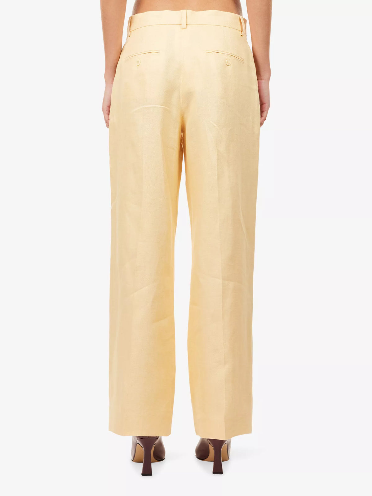 Weekend Maxmara Malizia Trousers in Light Yellow