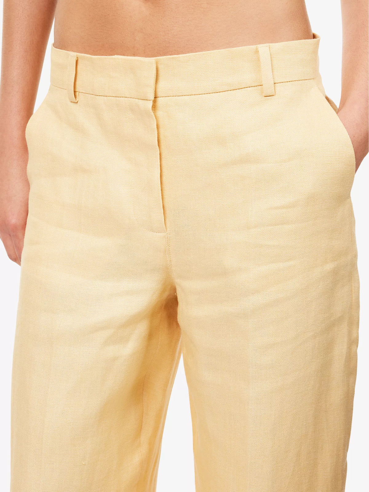 Weekend Maxmara Malizia Trousers in Light Yellow