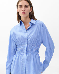 You added <b><u>Rag & Bone Blythe Striped Shirt in Blue</u></b> to your cart.