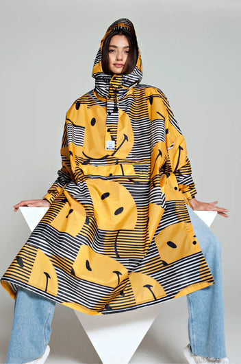 RK Sunset Smiley Waterproof Poncho