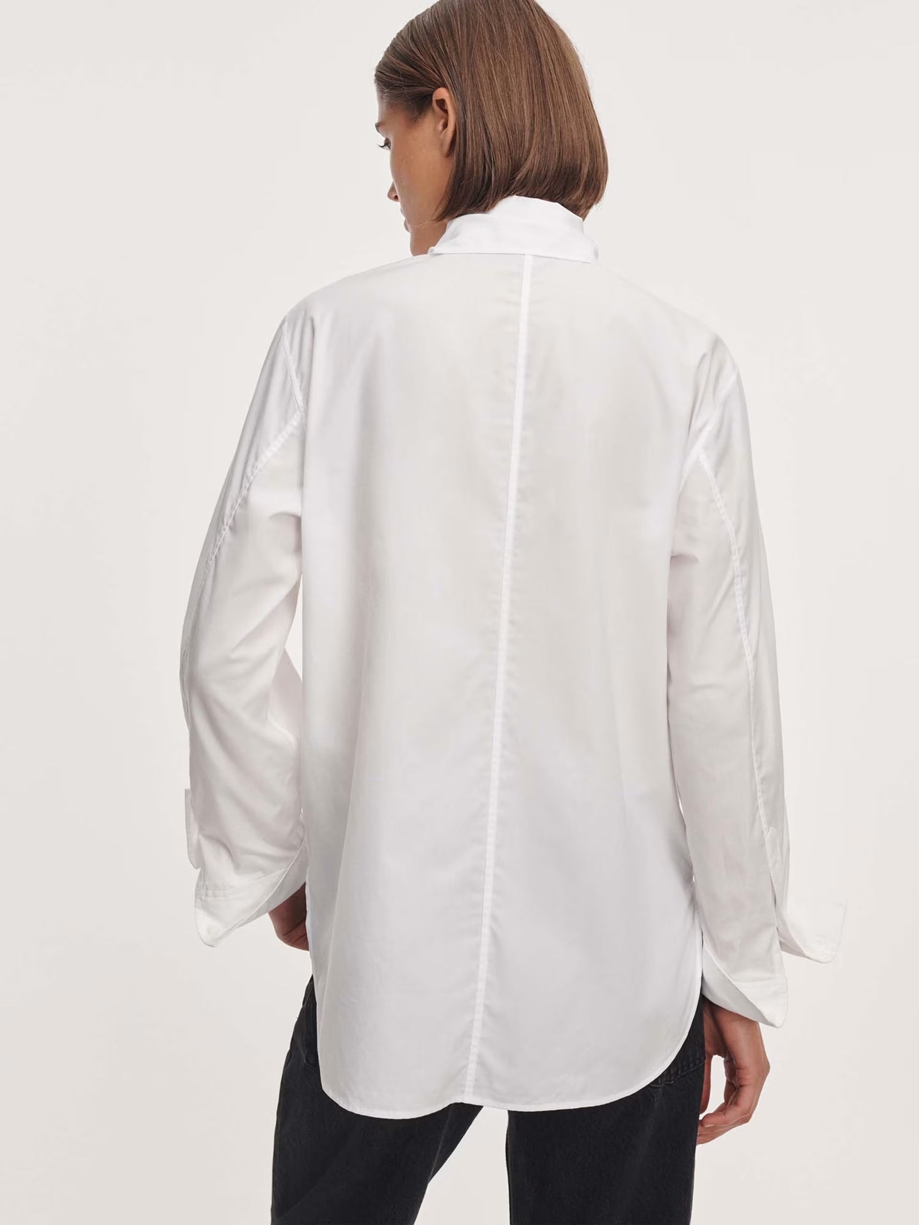 Rag & Bone Alice Tie Poplin Shirt - White