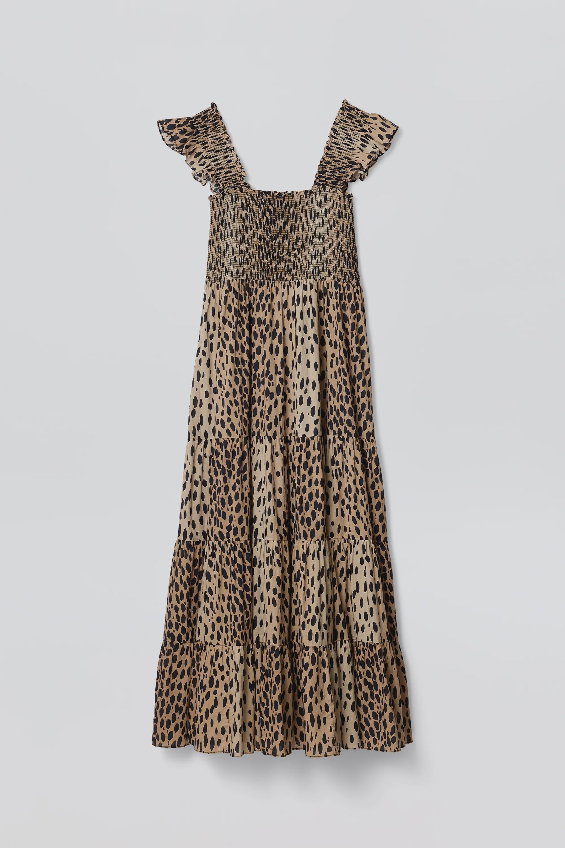 RIXO Kendall Dress in Antelope Spot Black