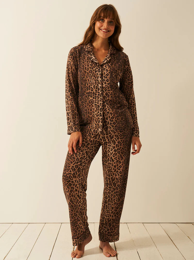 Stripe & Stare X RIXO Long PJ in Leo
