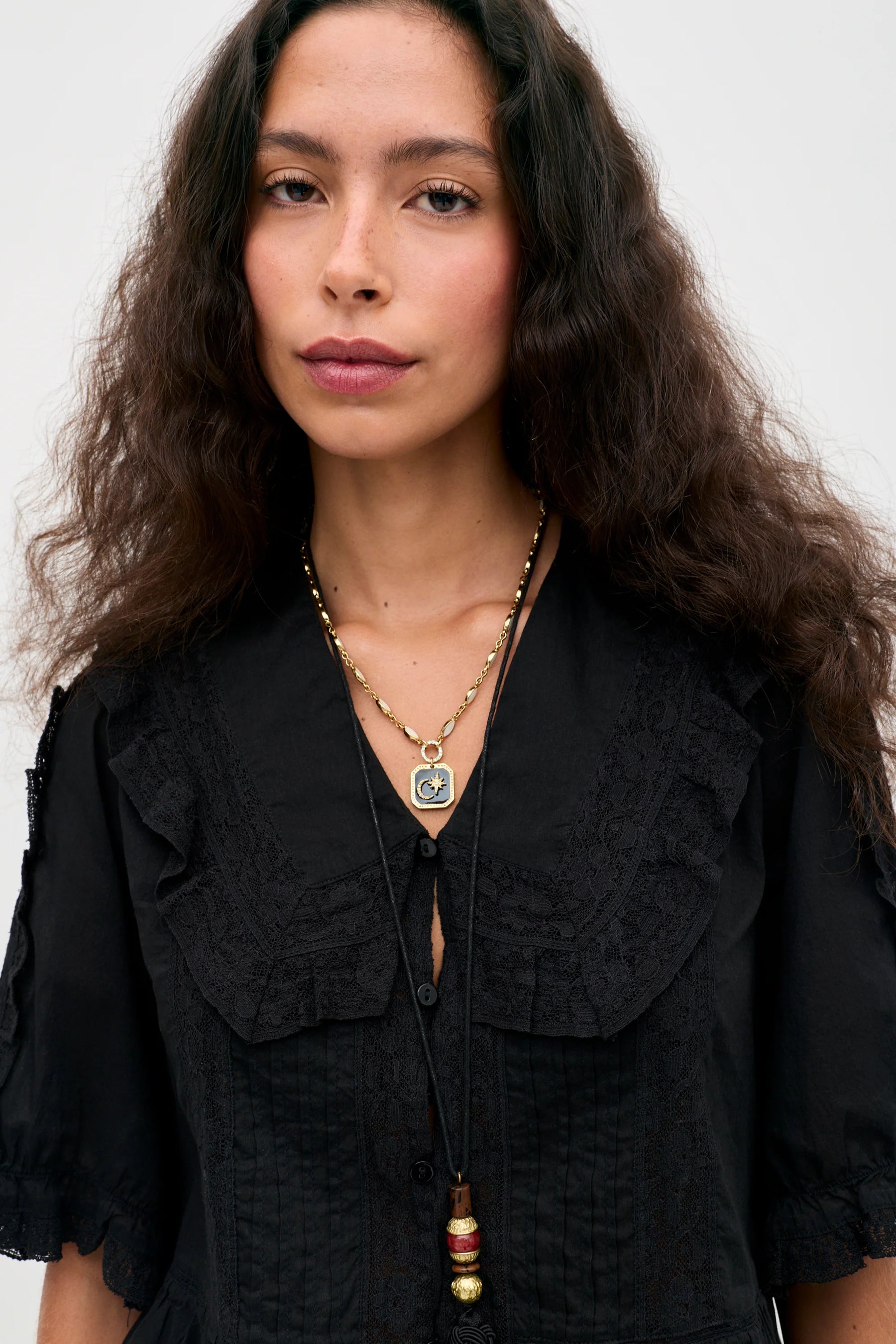RIXO Ellery Top - Black