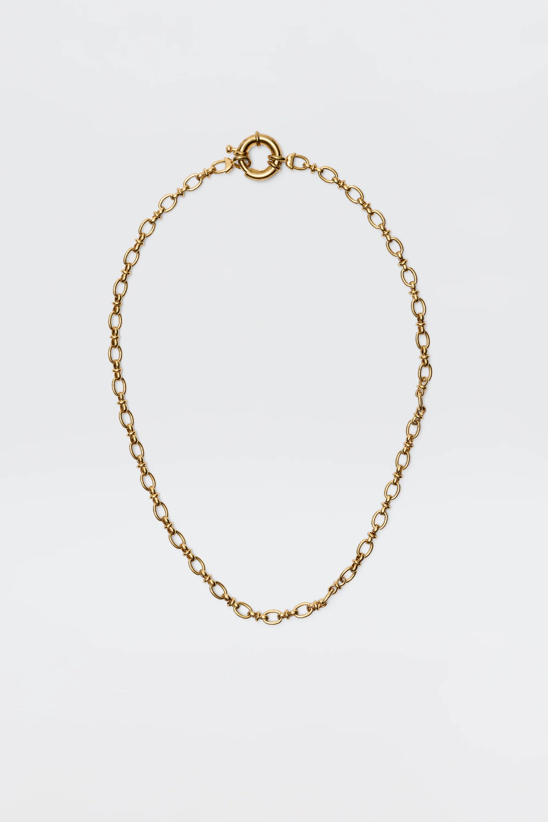RIXO Eta Necklace with Louane Charm - Gold