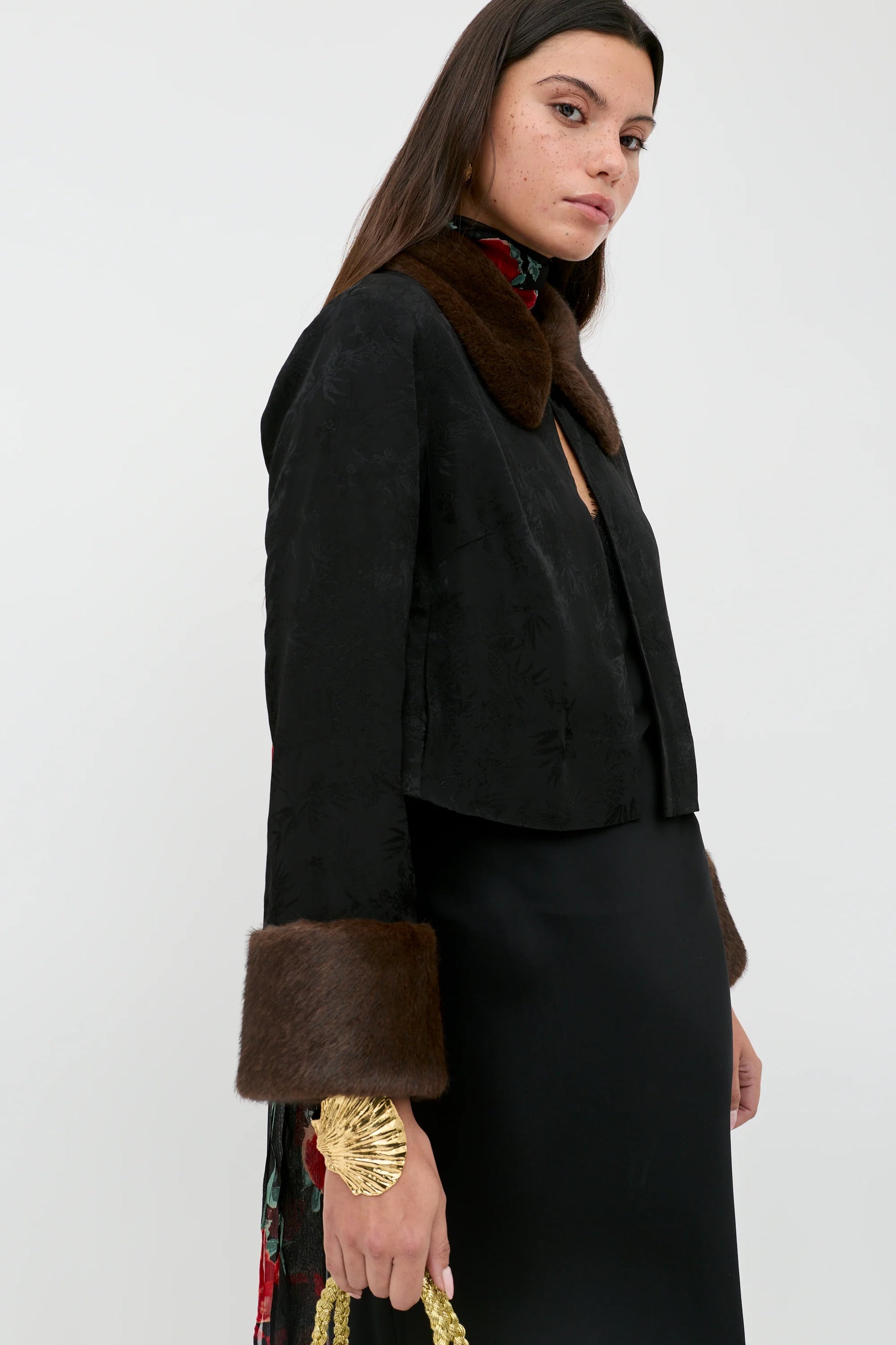 RIXO Luanne Jacket - Black
