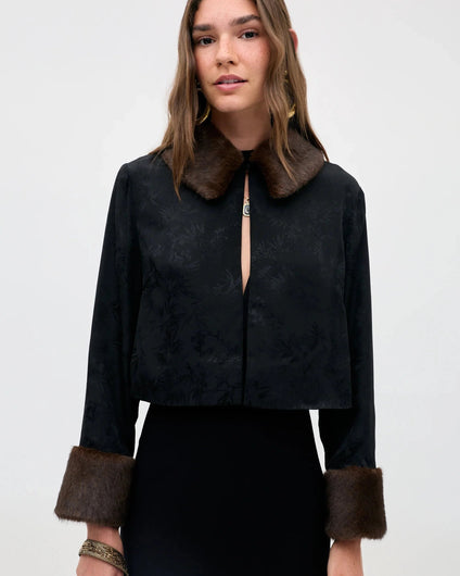 RIXO Luanne Jacket - Black