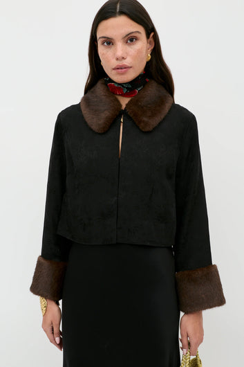 RIXO Luanne Jacket - Black