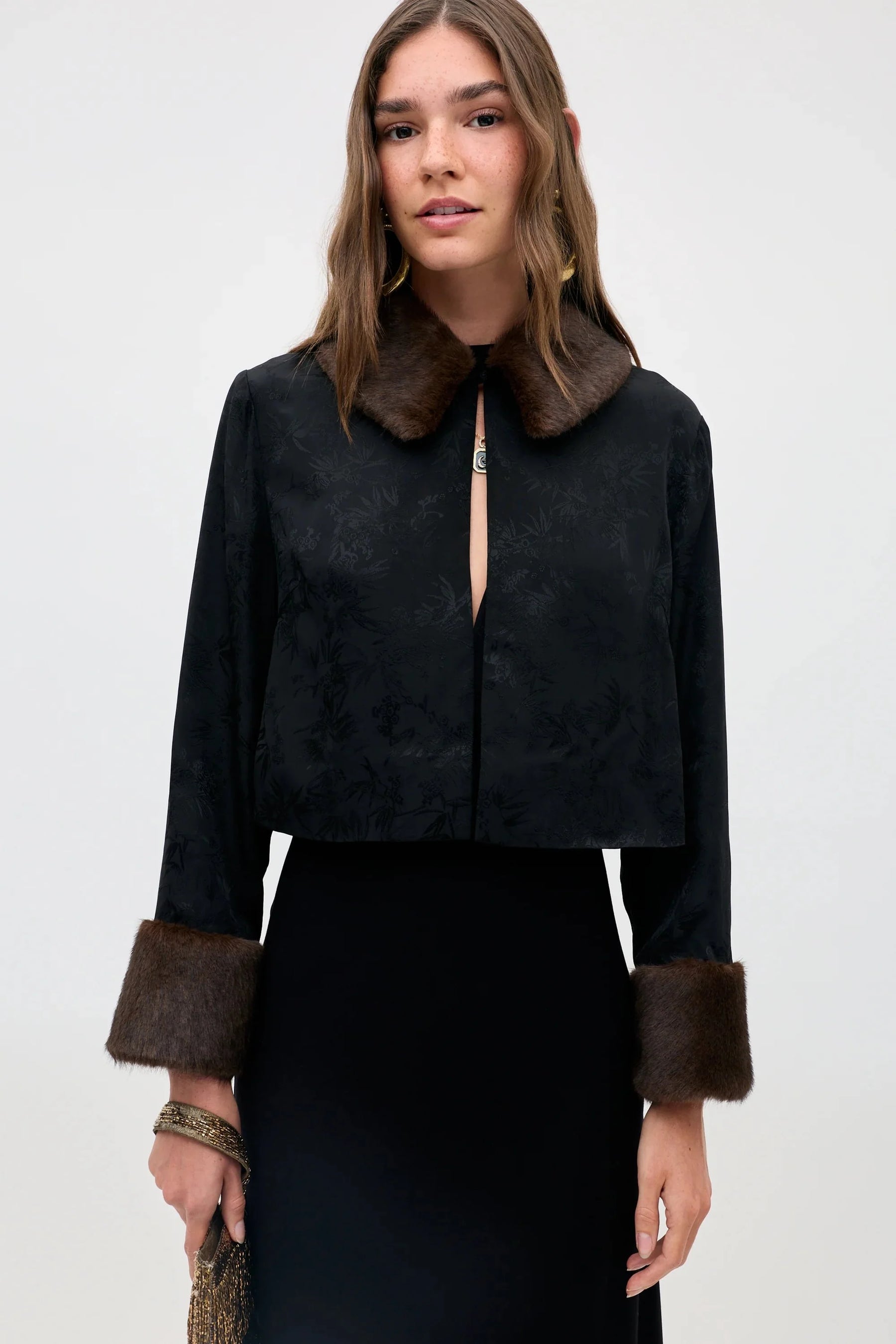 RIXO Luanne Jacket - Black