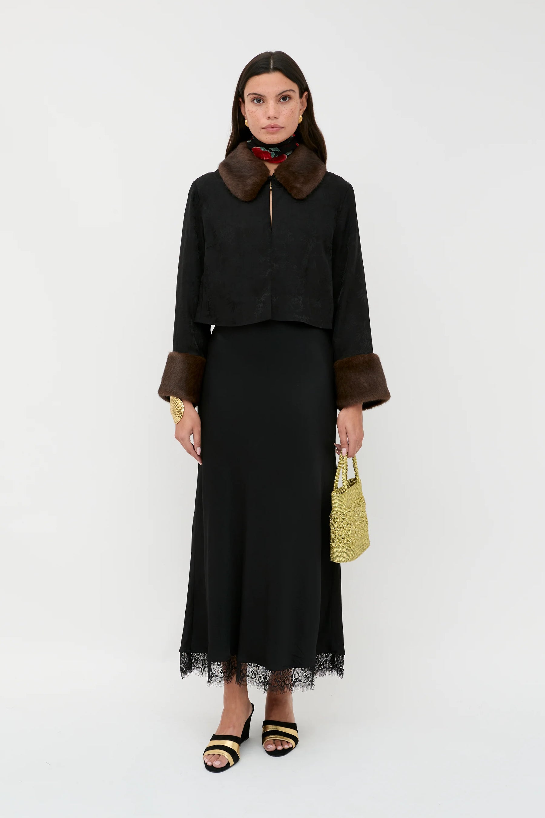 RIXO Luanne Jacket - Black