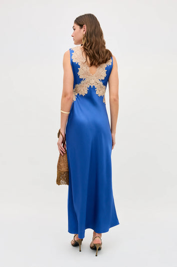 RIXO Lysandra Dress in Iris Blue