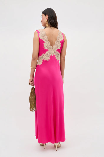 RIXO Lysandra Dress in Cerise