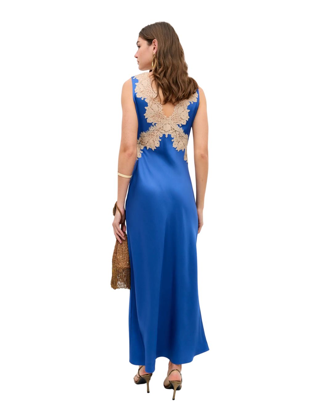 RIXO Lysandra Dress in Iris Blue