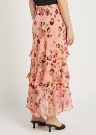 RIXO Preslee Skirt in Kimmie Floral Pink