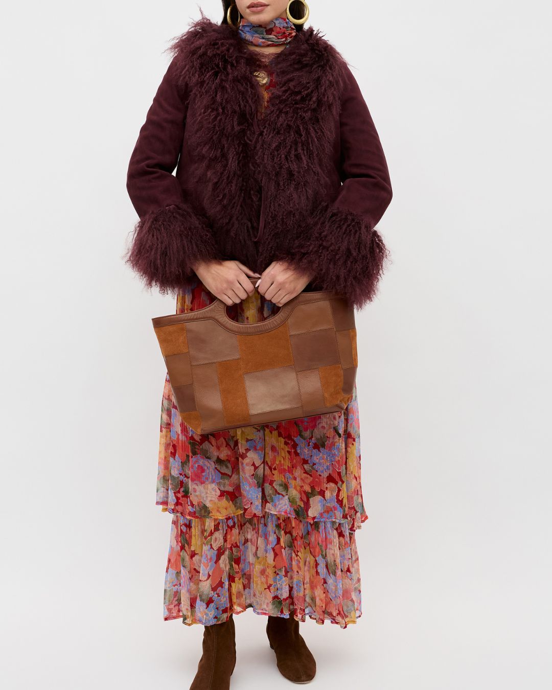 RIXO Sammy Jacket - Maroon