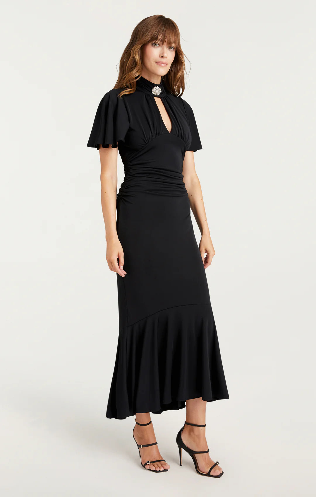 cinq a sept black dress NEW Barette in Size 6 #D7435 Cut to approximately 33 inches from shoulder to hem Cinq Sept Women's Fili