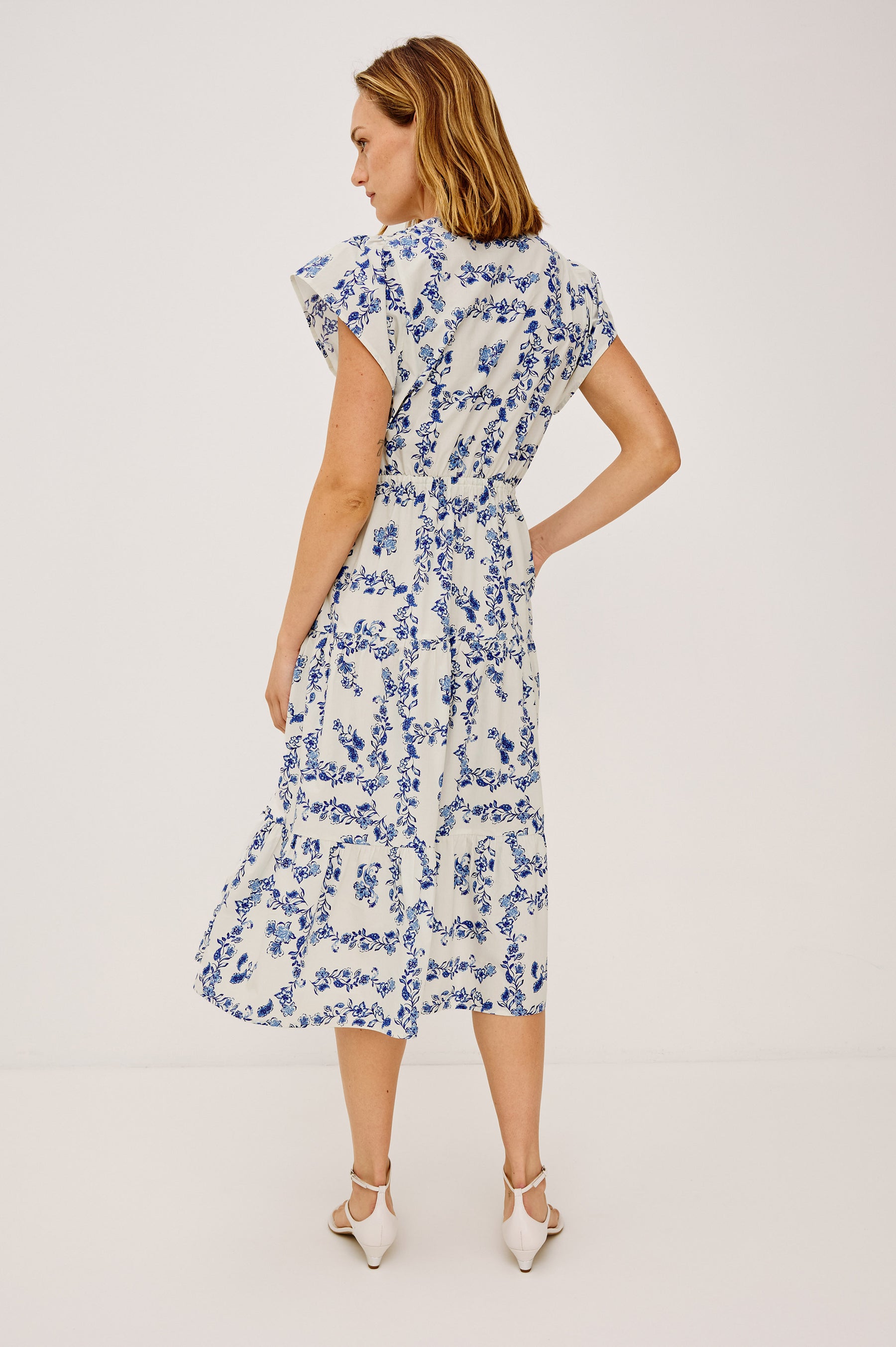 Rails Roza Dress - Ceramic Floral Blue