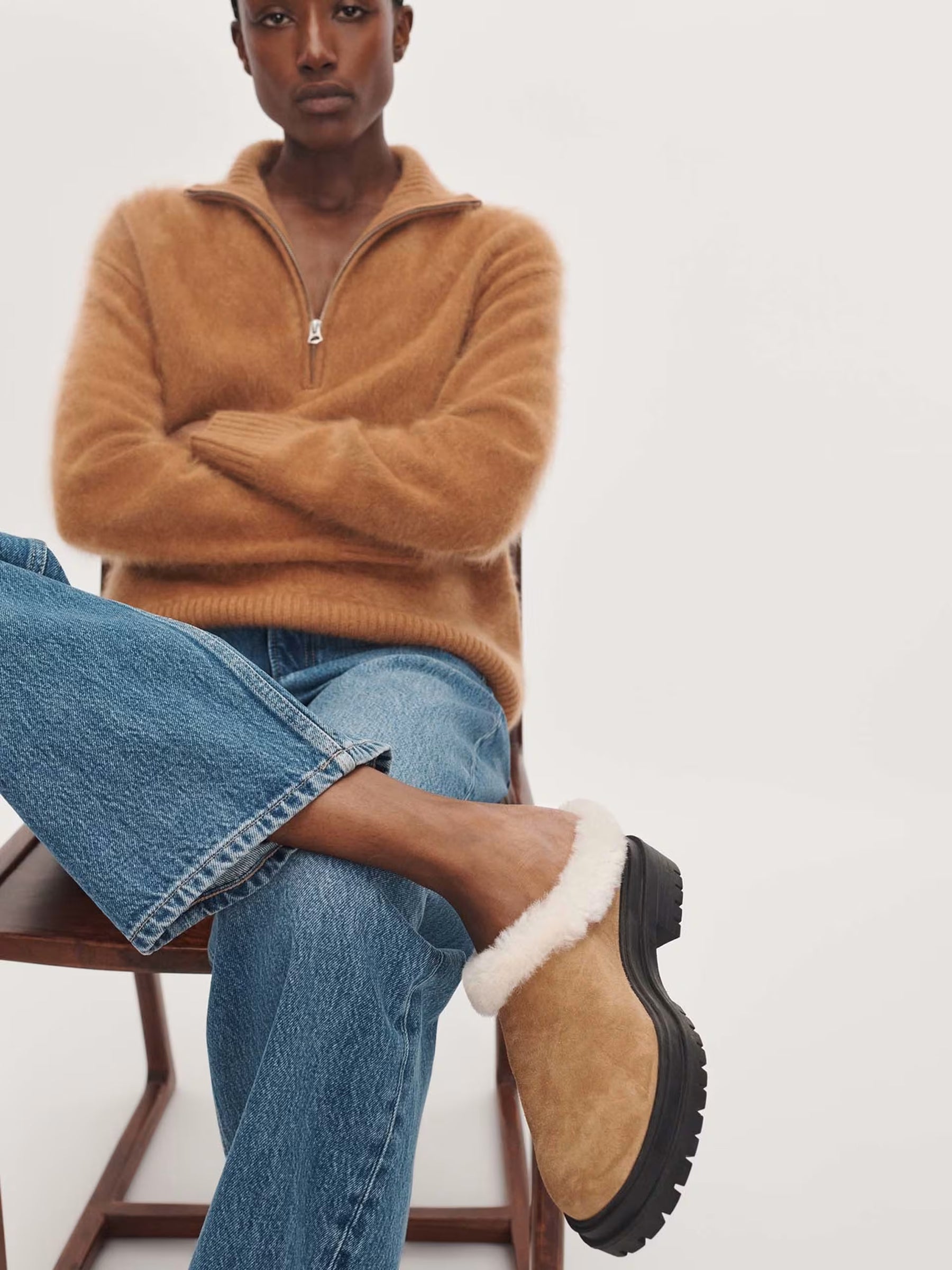 Rag & Bone Bedford Shearling Clog -