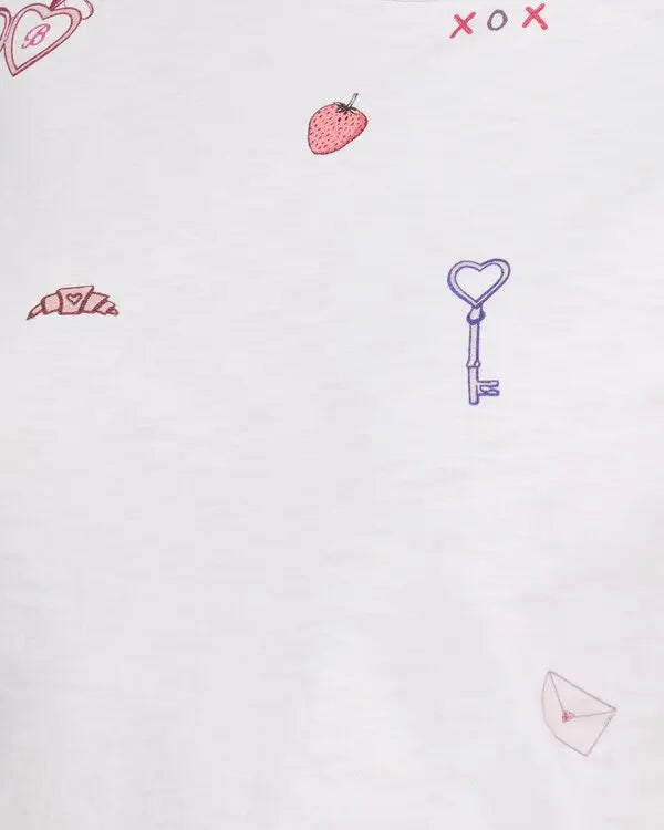 Rag & Bone All Over Valentines Tee