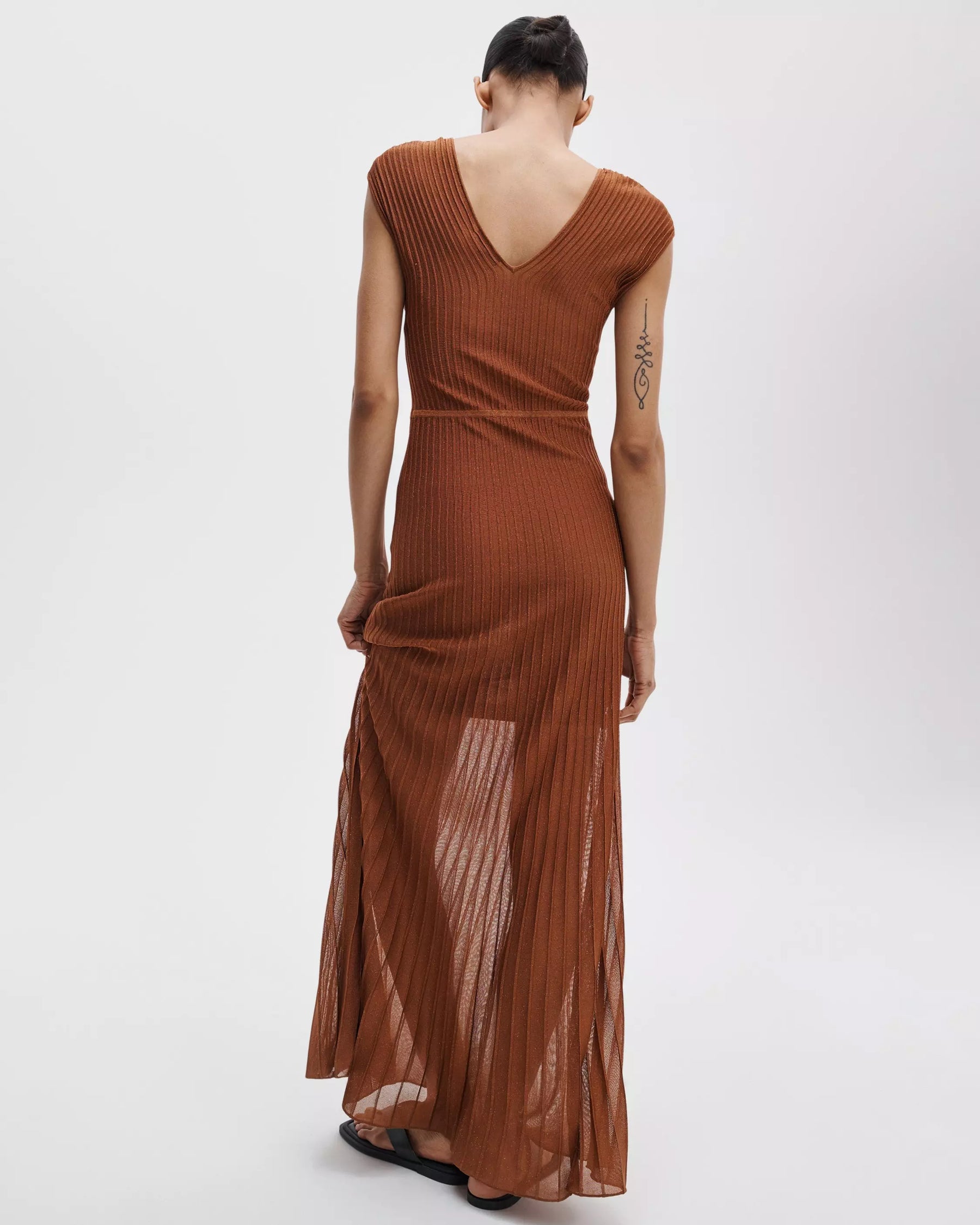 Rag & Bone Aubrey Maxi Dress - Rust