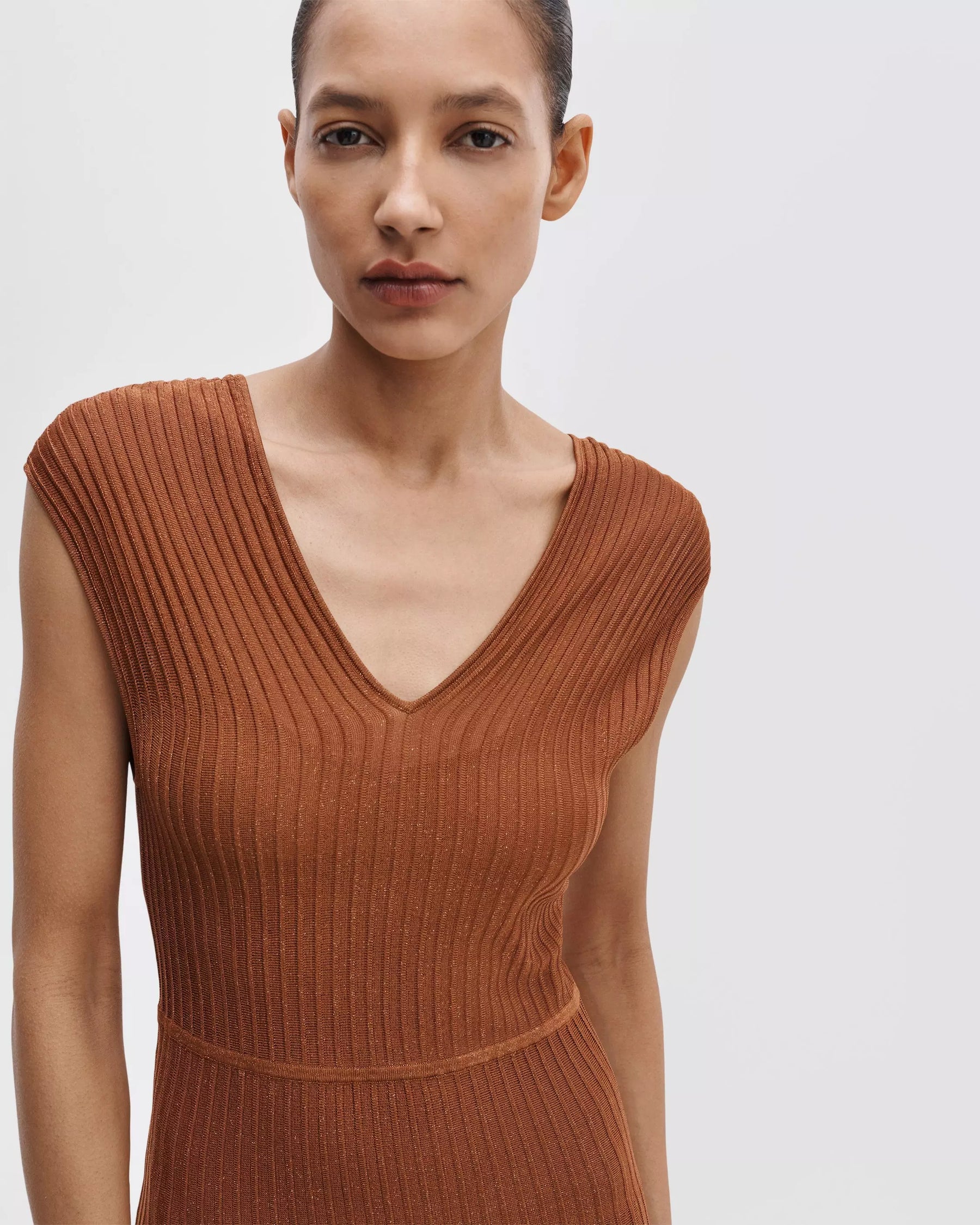 Rag & Bone Aubrey Maxi Dress - Rust