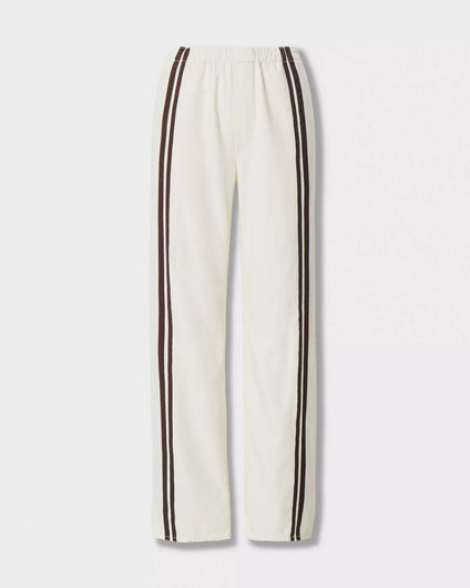 Rag & Bone Featherweight Logan Track Pant in Ecru