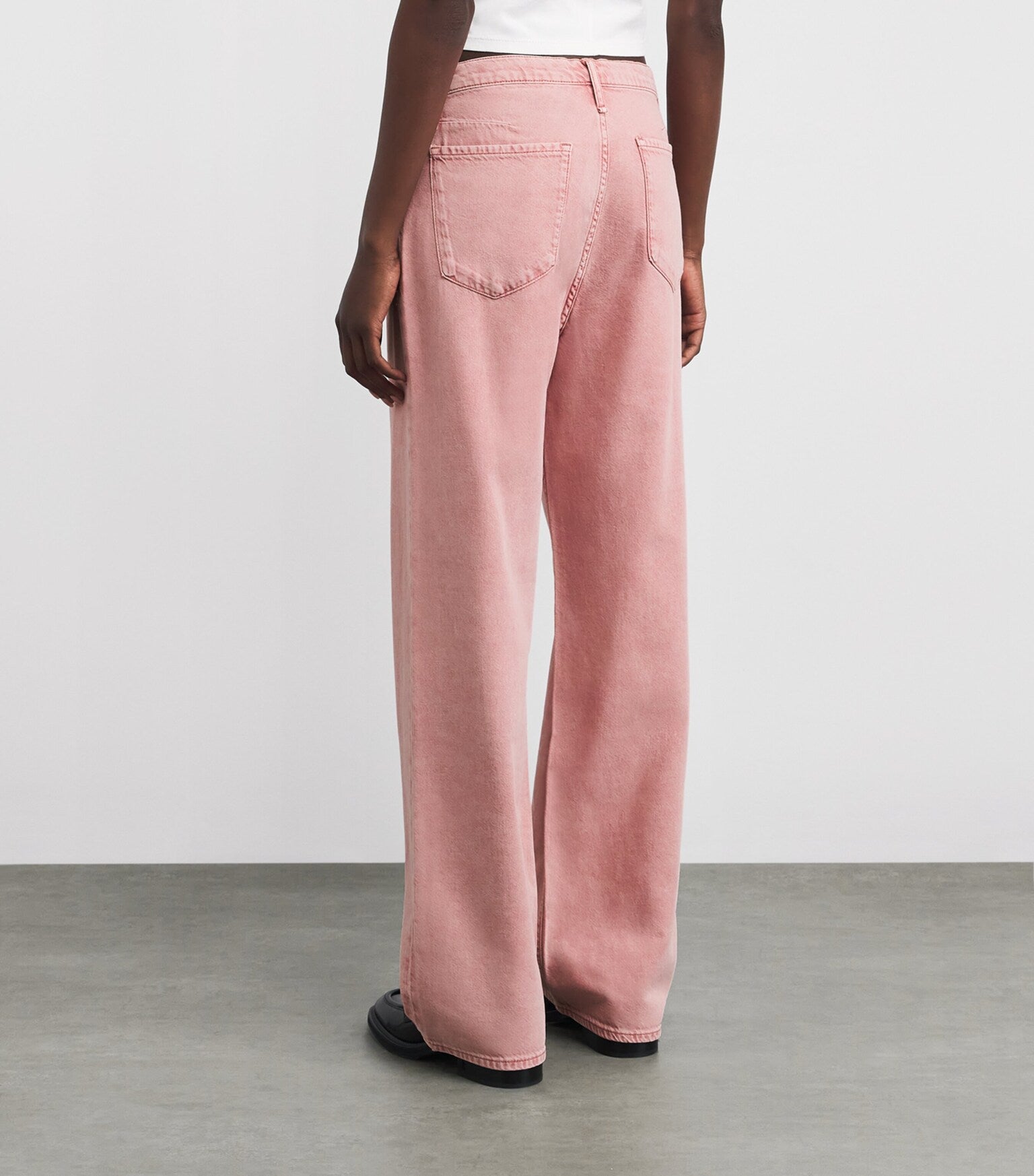 Rag & Bone Featherweight Phoebe Drawstring Wide in Raspberry