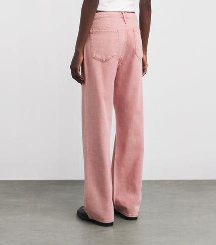 Rag & Bone Featherweight Phoebe Drawstring Wide in Raspberry