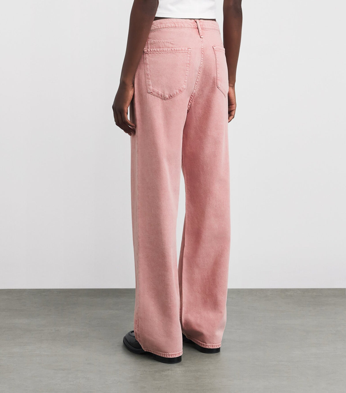 Rag & Bone Featherweight Phoebe Drawstring Wide in Raspberry
