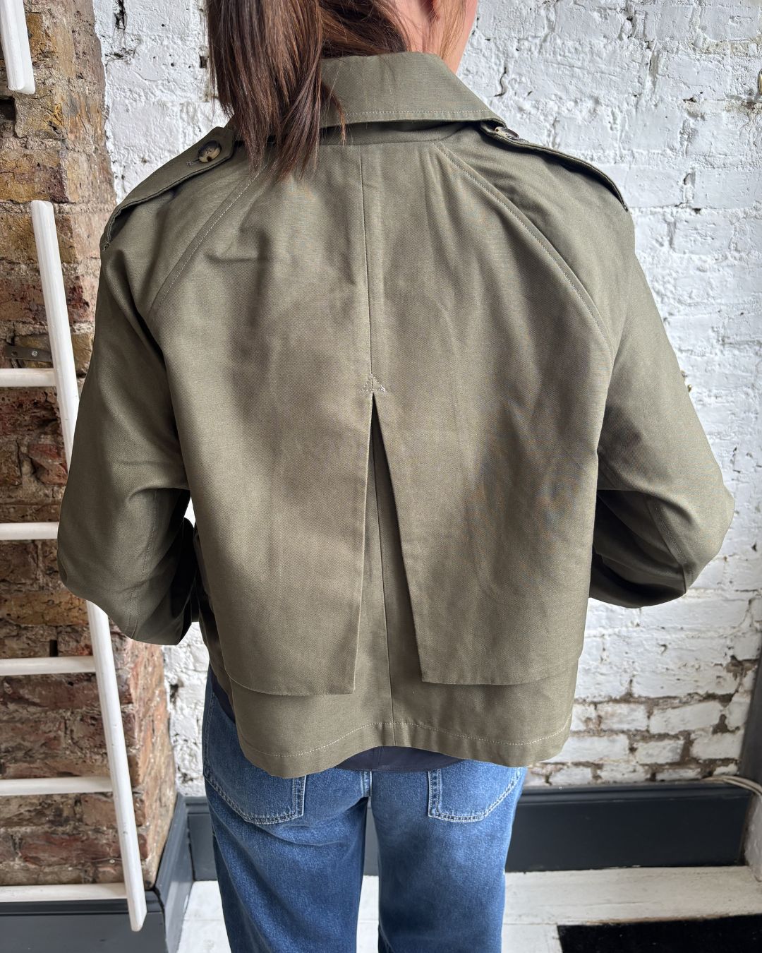 Rag & Bone Jamie Cropped Trench - Argrn