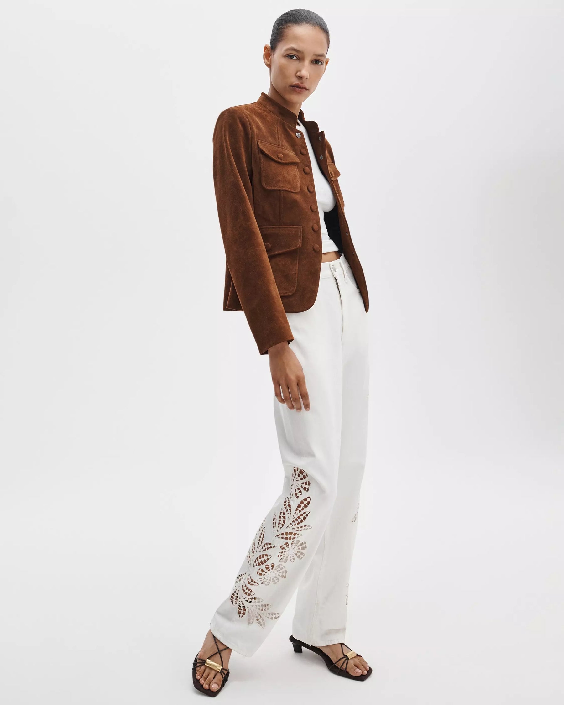 Rag & Bone Mercer Suede Blazer - Brown