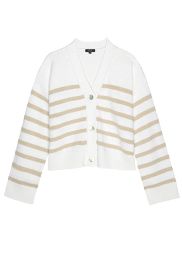 RAILS Geneva Cardi in Sand Stripe