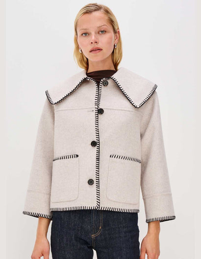 RAILS Patty Jacket in Oatmeal