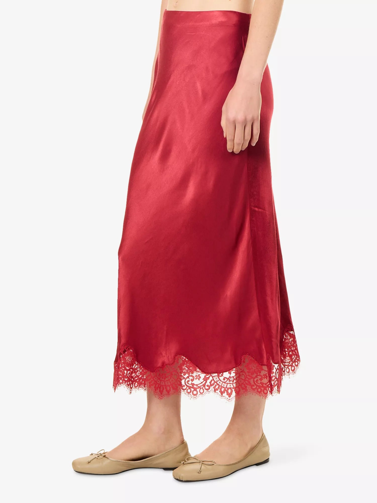 Rails Ebony Skirt - Crimson