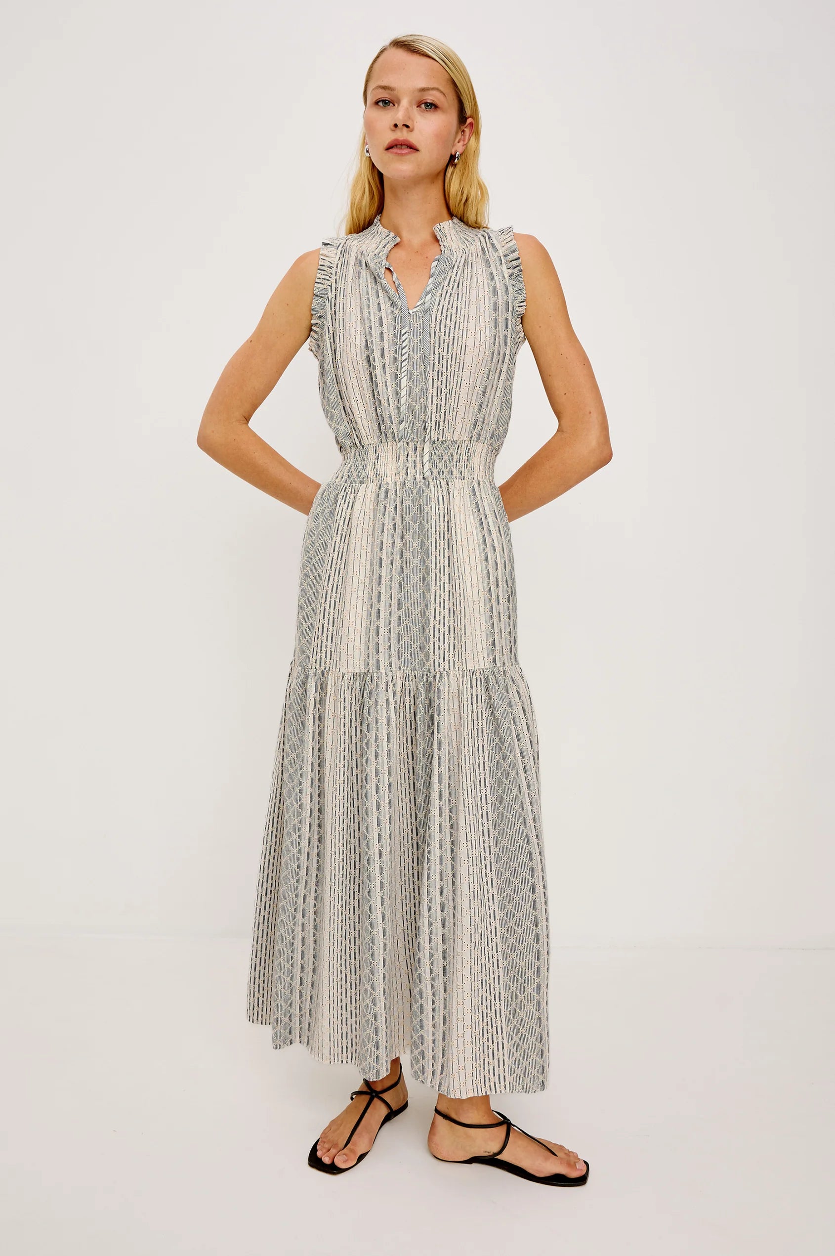 Rails Alessi Striped Eyelet Dress summer