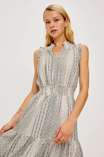 Rails Alessi Striped Eyelet Dress