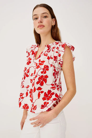 Rails Allea Top in Red Jasmine