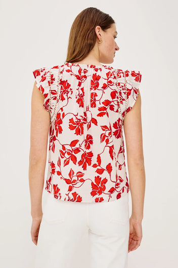 Rails Allea Top in Red Jasmine