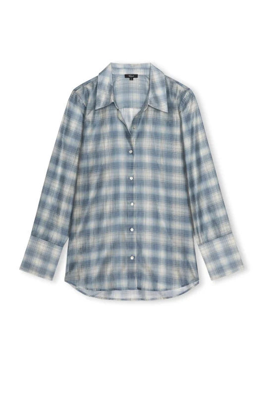Rails Bishop Check Shirt - Sky Shadow