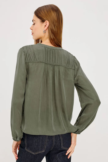Rails Cadence blouse - Washed Olive