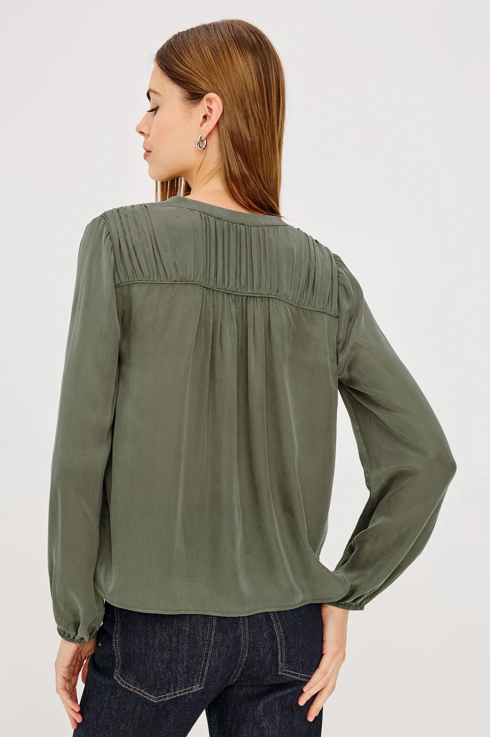 Rails Cadence blouse - Washed Olive
