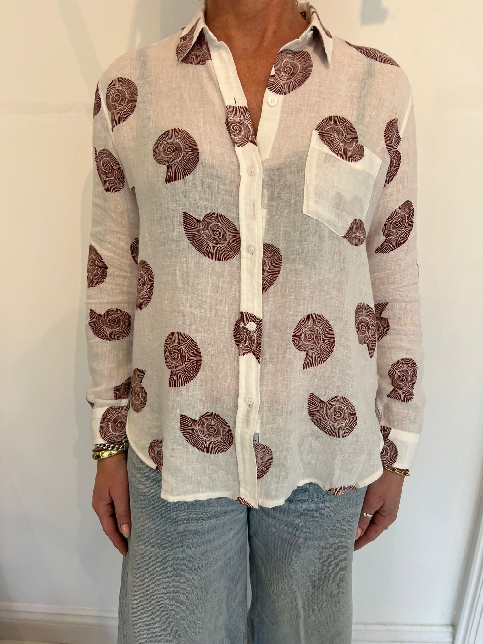 Rails Charli Shirt - Spiral Shells