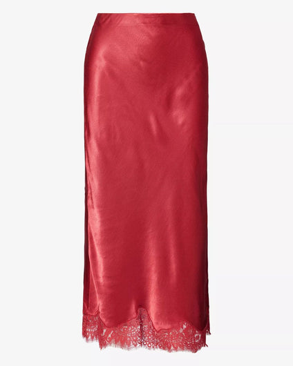 Rails Ebony Skirt - Crimson