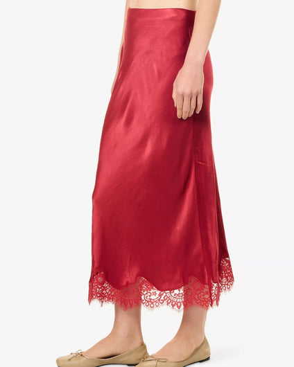 Rails Ebony Skirt - Crimson