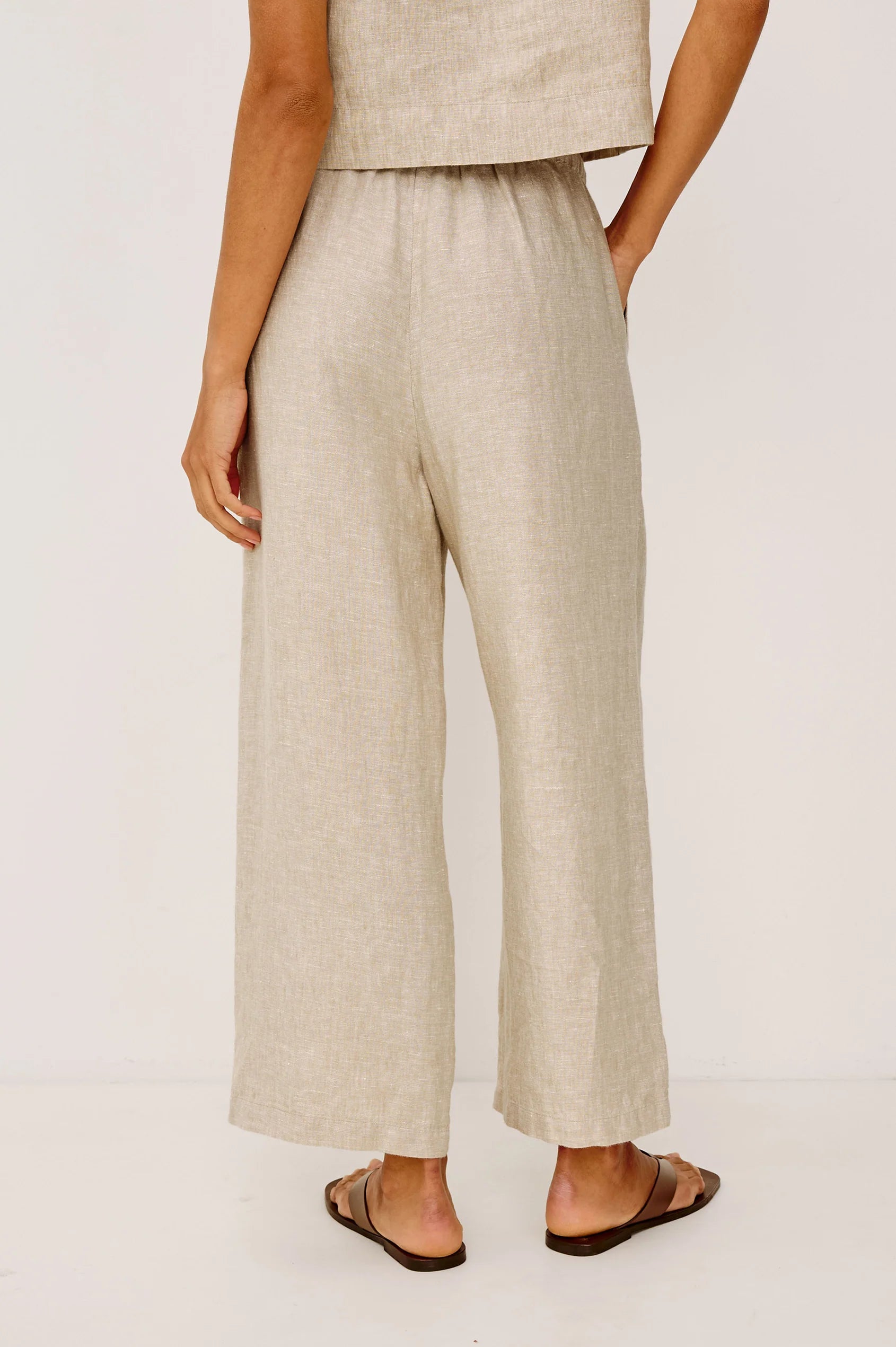 Rails Emmie Crop Trouers - Heathered Flax