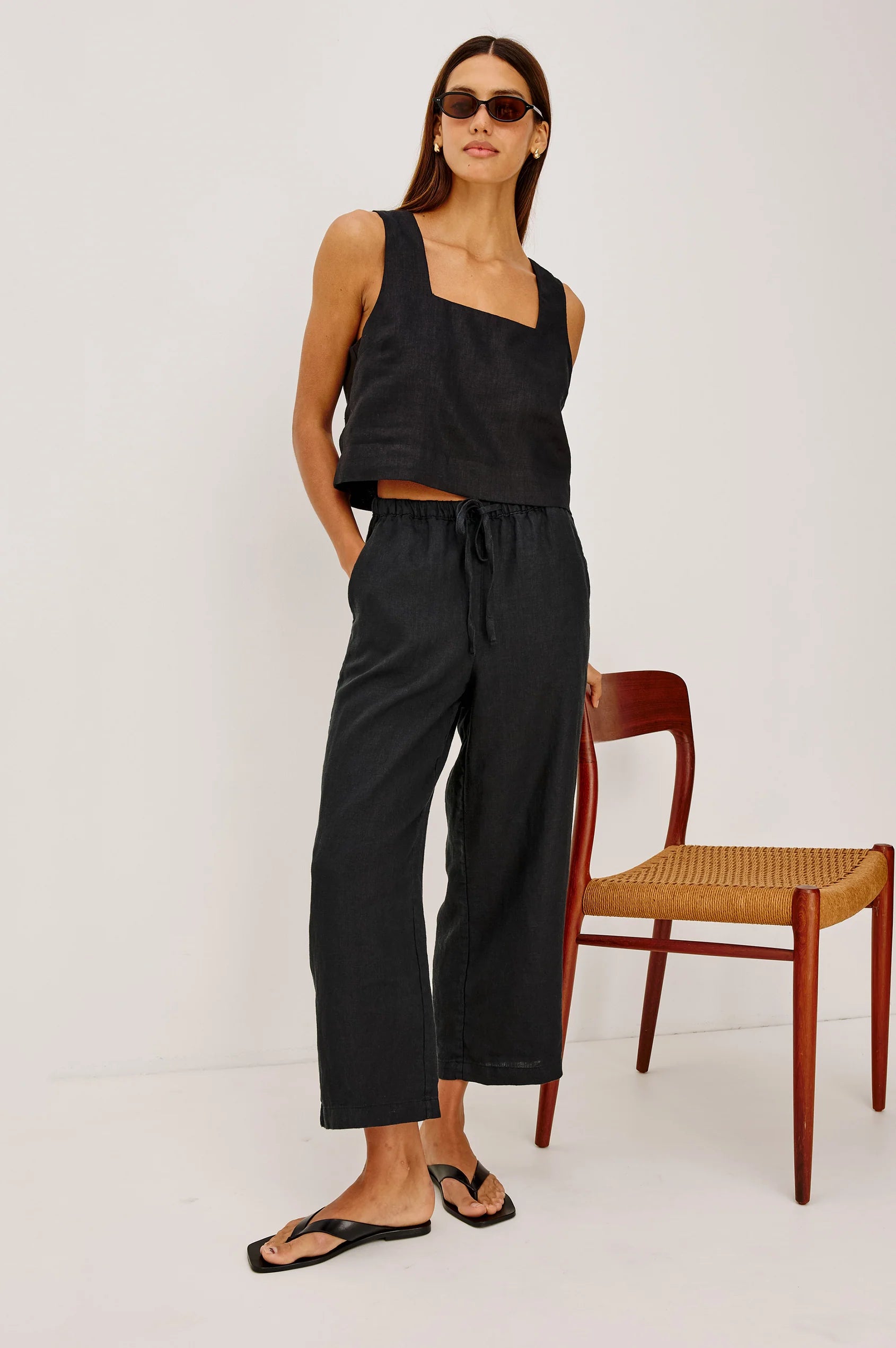 Rails Emmie Crop Trousers - Black