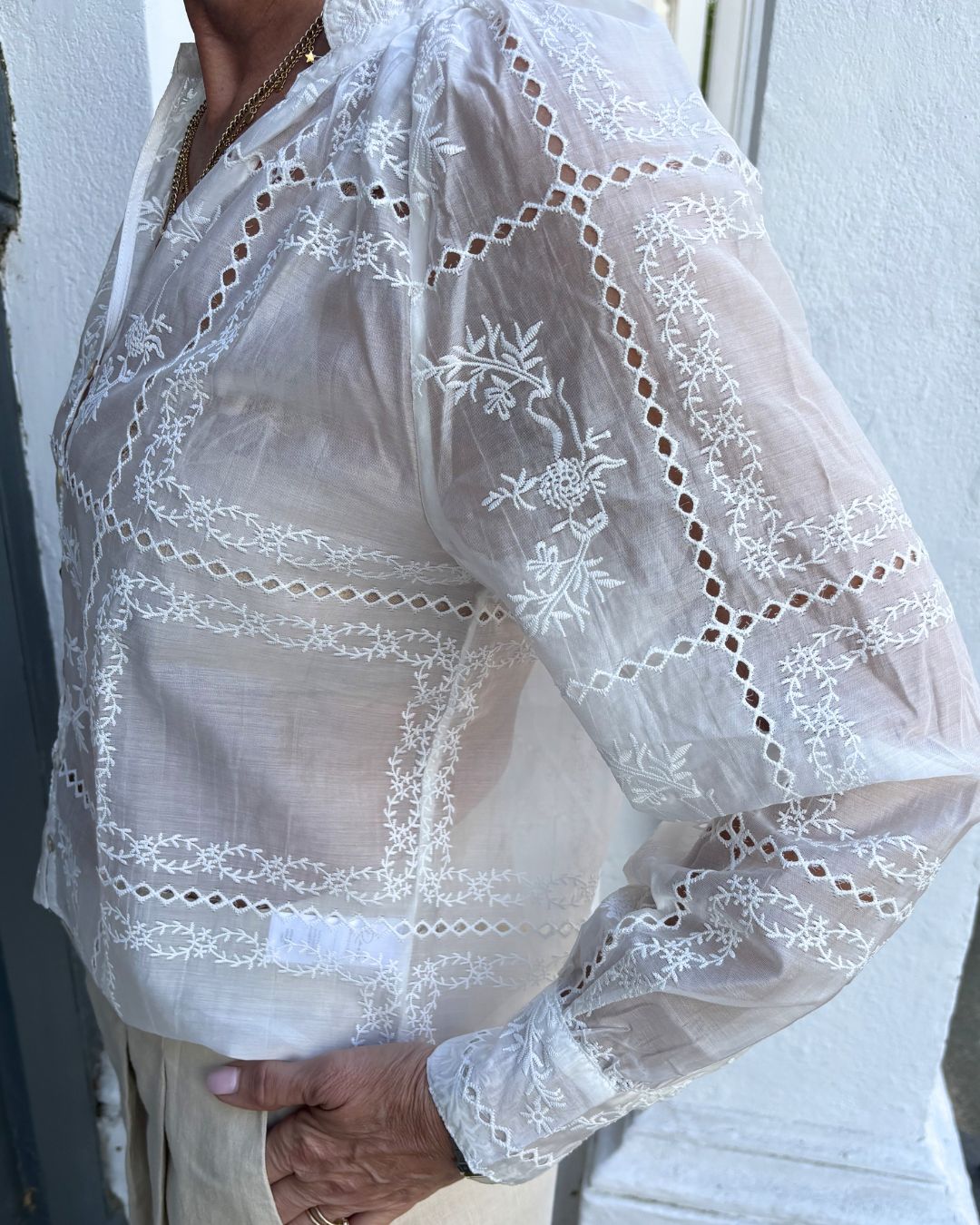 Rails Francine Blouse - Ivory Handkerchief