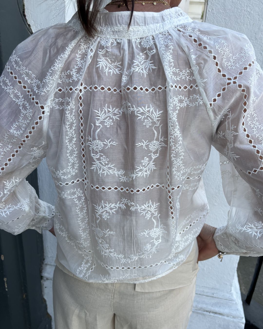 Rails Francine Blouse - Ivory Handkerchief